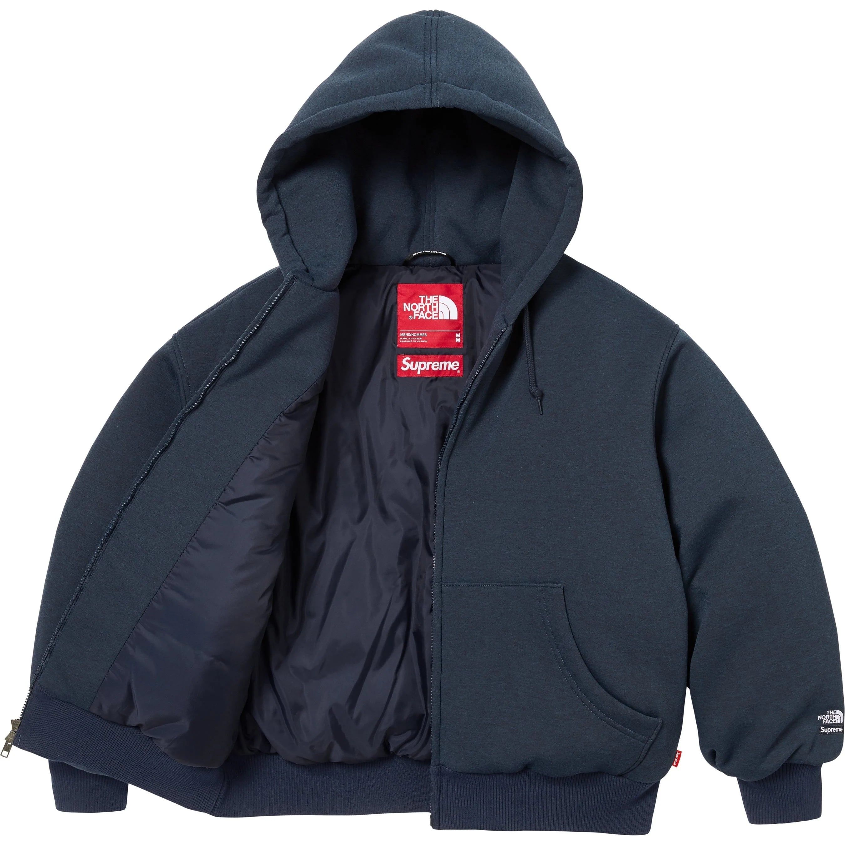 Supreme®/The North Face® Down Zip Up Hooded Sweatshirt view 21